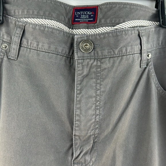 UNTUCKit Five Pocket Cotton Straight Leg Pants - Picture 4 of 9